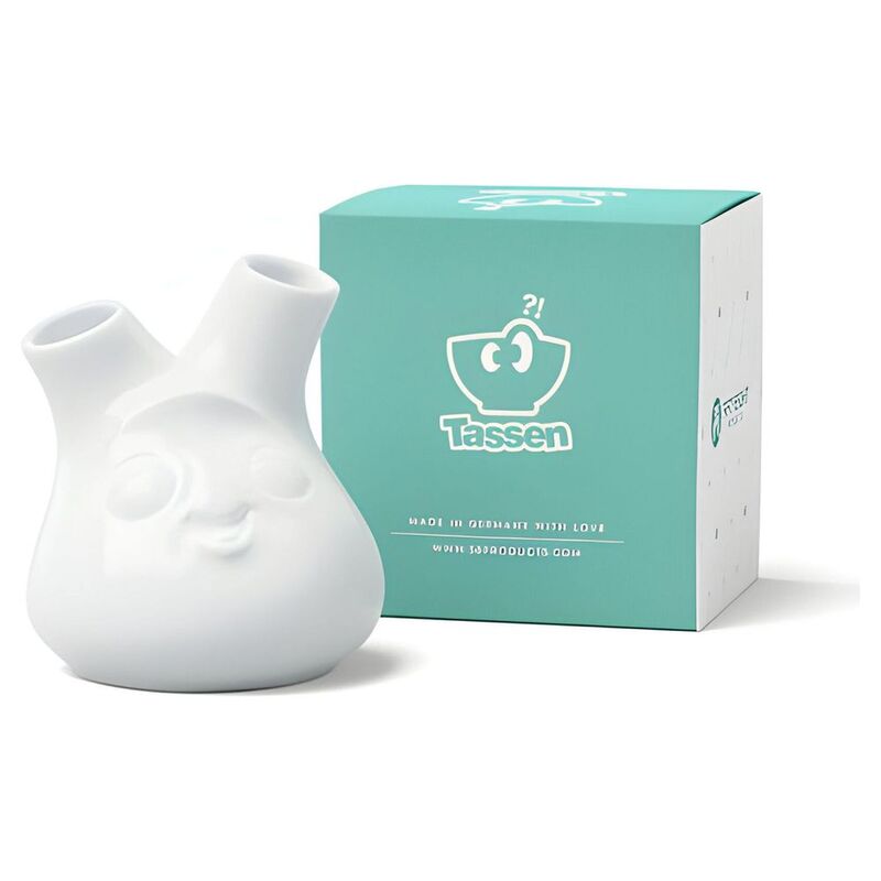 58 Products Tassen Cheeky 2 Flowers Vase - White Small 58 Products Tassen Cheeky 2 Flowers Vase - White Small