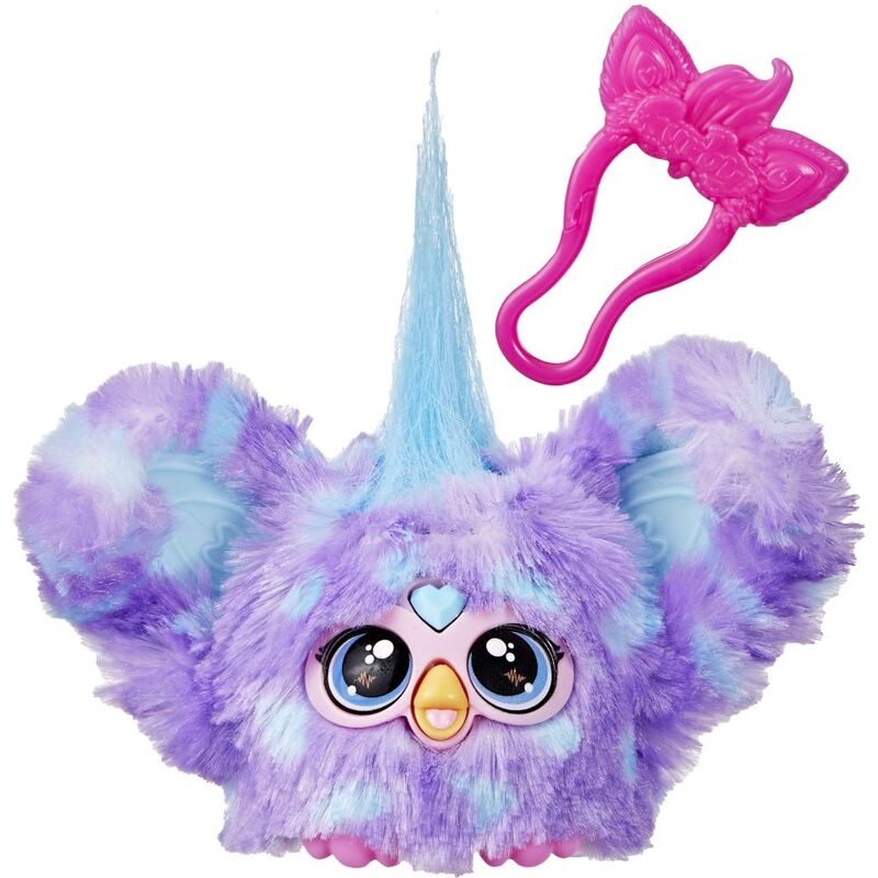 Furby Furblet Groo-Vee 2-Inch Keychain Plush Toy Furby Furblet Groo-Vee 2-Inch Keychain Plush Toy