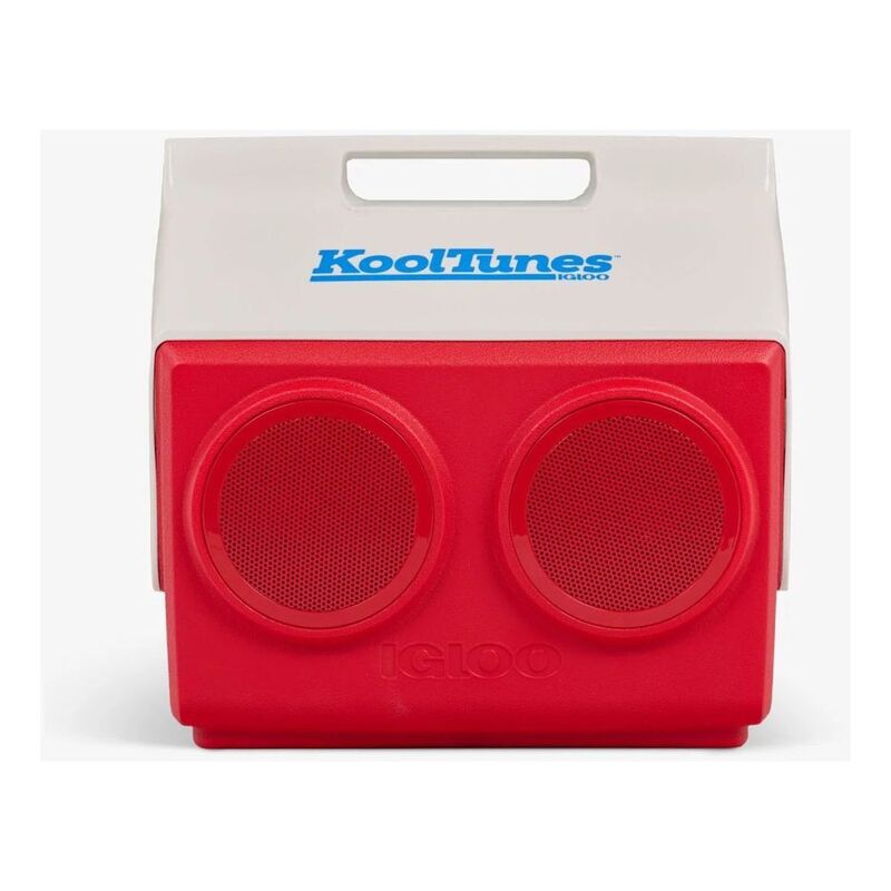 Igloo Playmate Classic Kool Tunes Cool Box - Red Star/White