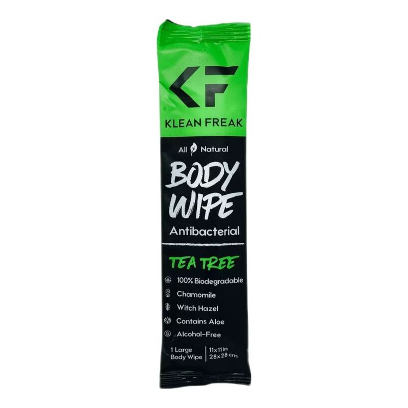 Klean Freak Tea Tree Body Wipes Single Sachet
