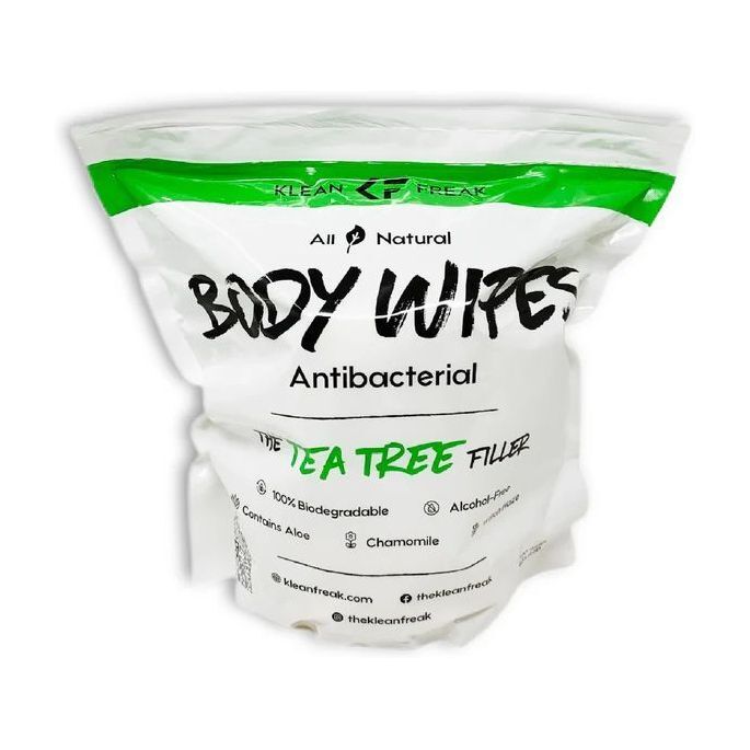 Klean Freak Tea Tree Body Wipes The Filler