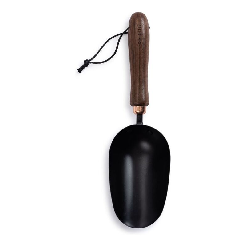 Barebones Stainless Steel Garden Spoon Small - Walnut/Black