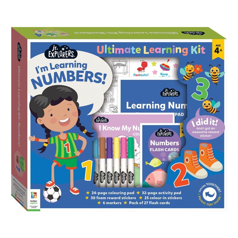 Junior Explorers I Know My Numbers! Ultimate Activity Kit | Hinkler Books Junior Explorers I Know My Numbers! Ultimate Activity Kit | Hinkler Books