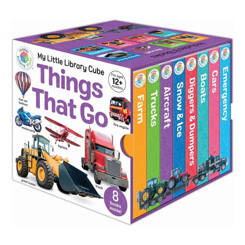 Building Blocks My Little Cube - Things That Go | Hinkler Books