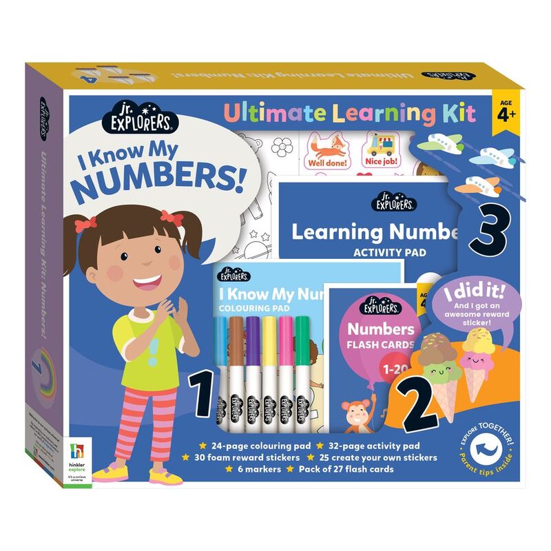 Junior Explorers Ultimate Activity Kit - I Did It! Numbers | Hinkler Books