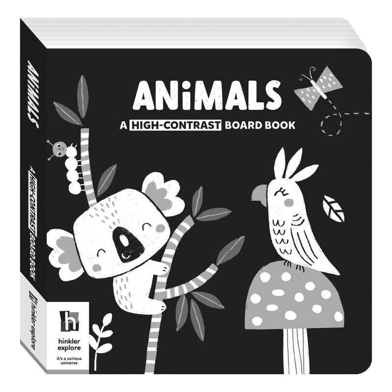 Animals - A High-Contrast Board Book | Hinkler Books