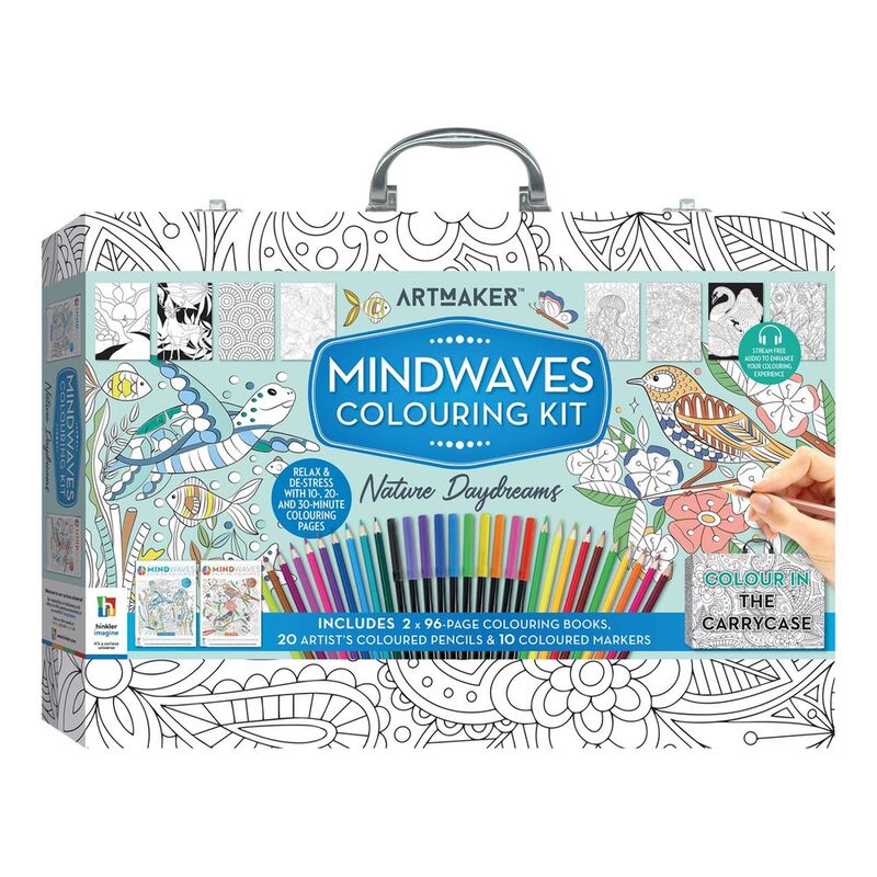 Mindwaves Colouring Nature Daydreams Carry Case | Hinkler Books