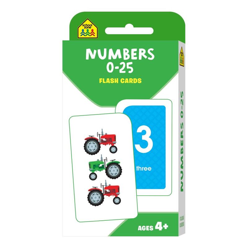 School Zone Numbers 0-25 Flash Cards | Hinkler Books School Zone Numbers 0-25 Flash Cards | Hinkler Books