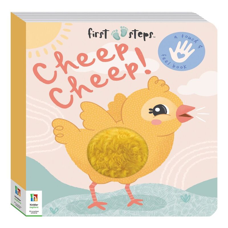 First Steps Cheep Cheep! Touch And Feel Board Book | Hinkler Books First Steps Cheep Cheep! Touch And Feel Board Book | Hinkler Books