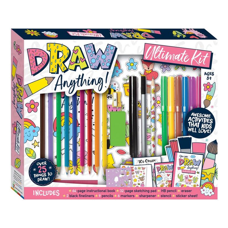 Draw Anything Ultimate Kit | Hinkler Books Draw Anything Ultimate Kit | Hinkler Books