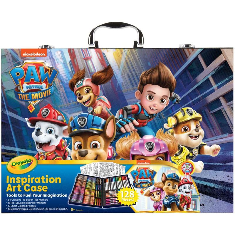 Crayola Paw Patrol Inspiration Art Case Set (Pack of 128) Crayola Paw Patrol Inspiration Art Case Set (Pack of 128)