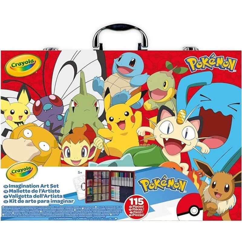 Crayola Pokemon Art Case Set Crayola Pokemon Art Case Set