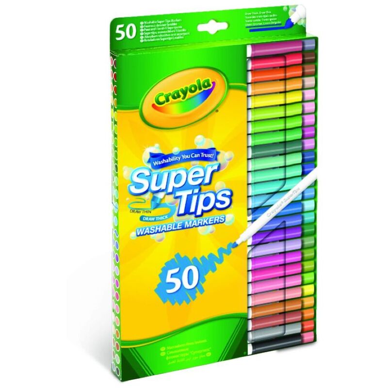 Crayola Super Tips Washable Markers (Pack of 50) Crayola Super Tips Washable Markers (Pack of 50)