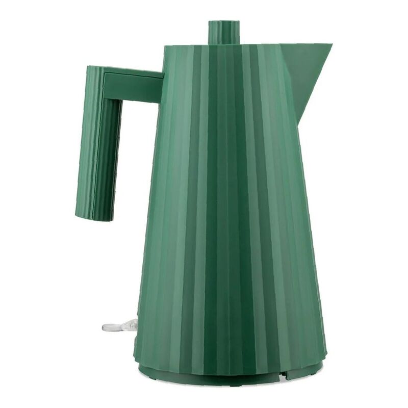 Alessi Plisse Electric Water Kettle - Green (UK Plug)