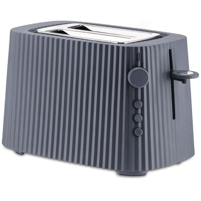 Alessi Plisse Toaster - Grey (UK Plug)