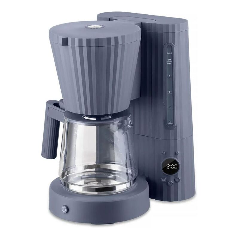 Alessi Plisse Filter Coffee Machine - Grey