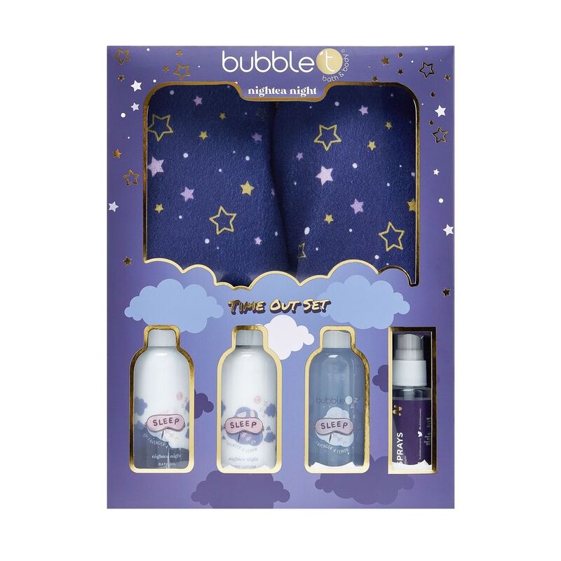 Bubble T Sleep Gift Set Slippers