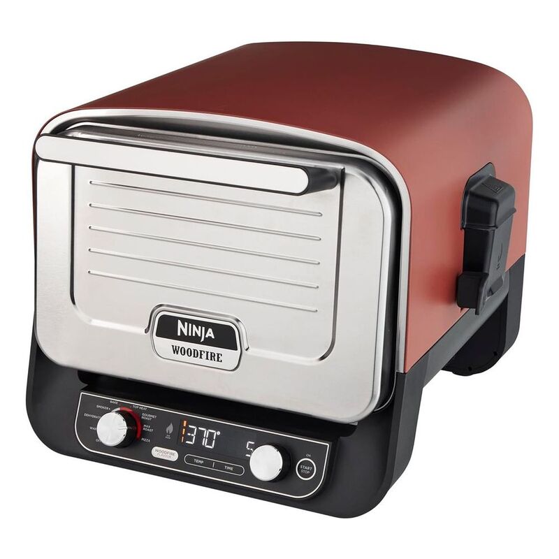 Ninja Woodfire OO101ME Electric Outdoor Oven Artisan Pizza Maker & BBQ Smoker 2400W