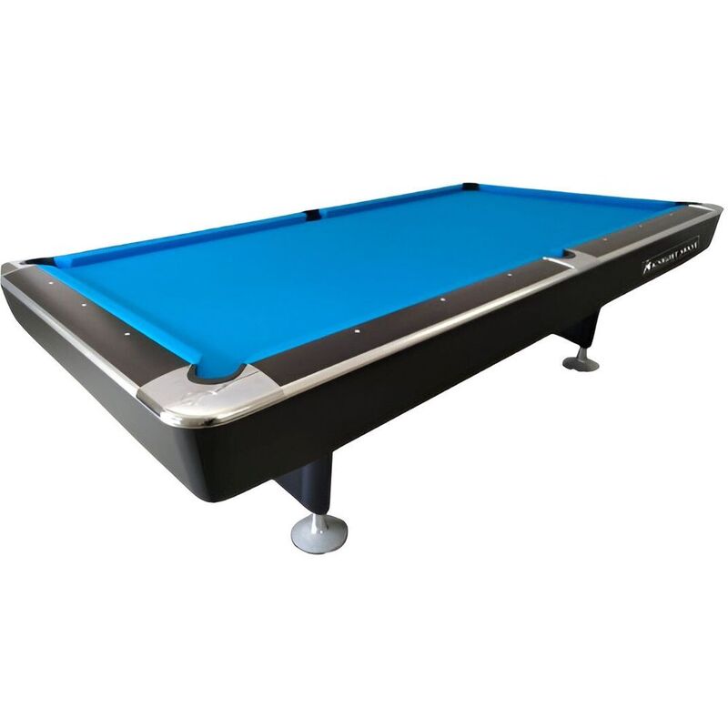 Knight Shot Royal Evo Black Commercial Pool Table 9Ft. Ball Return System