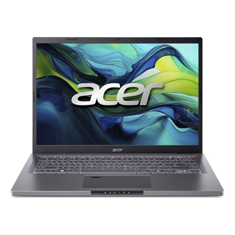 Acer Aspire 14 Laptop inte Core 5-120U/8GB/512GB SSD/NVIDIA GeForce RTX 2050 4GB/14" WUXGA/Windows 11 Home - Iron FP Black