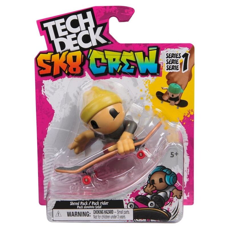 Tech Deck 96mm Single Sk8 Crew (Assorted - Includes 1)