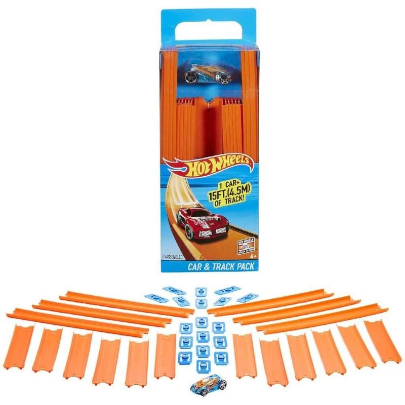 Hot Wheels Track Builder Playset With 1 1.64 Die-Cast Car Hot Wheels Track Builder Playset With 1 1.64 Die-Cast Car