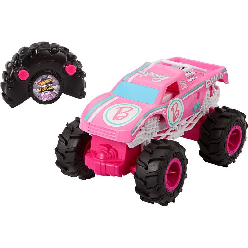 Hot Wheels Monster Trucks Barbie 1.24 Scale Remote Control Car
