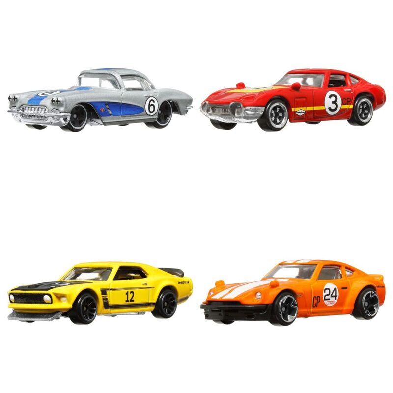 Hot Wheels Vintage Racing Club 1.64 Die-Cast Car (Assortment - Includes 1) Hot Wheels Vintage Racing Club 1.64 Die-Cast Car (Assortment - Includes 1)