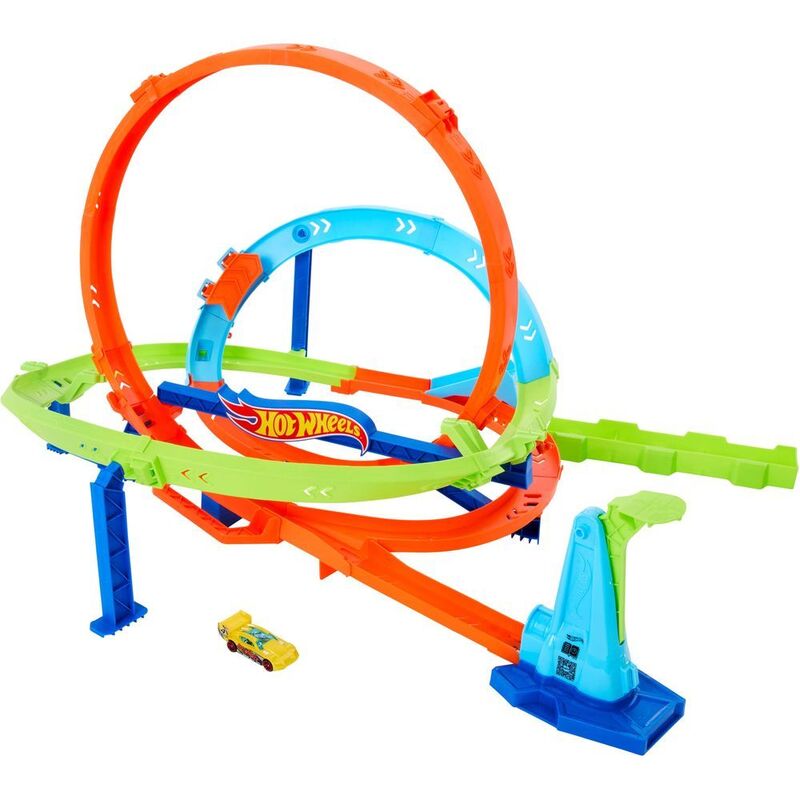 Hot Wheels Action Loop Cyclone Challenge Playset With 1 1.64 Die-Cast Car Hot Wheels Action Loop Cyclone Challenge Playset With 1 1.64 Die-Cast Car