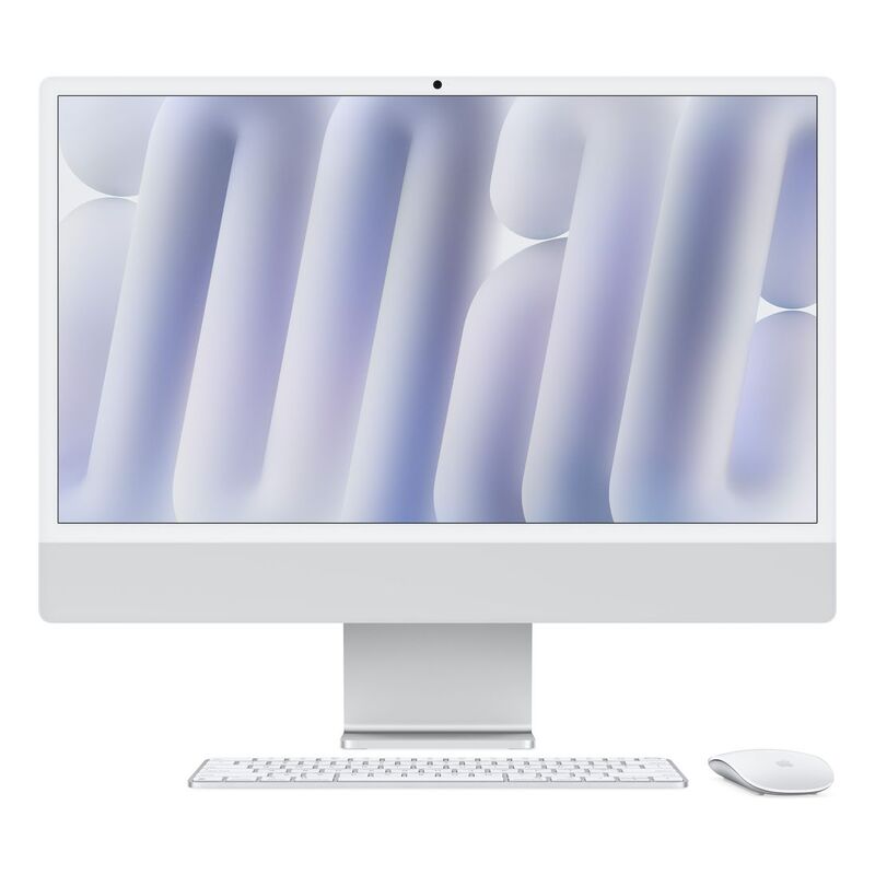 Apple 24-inch iMac with Retina 4.5K display (2024) Apple M4 chip with 10‑core CPU and 10‑core GPU / 16GB / 512GB SSD (Arabic/English) - Silver Apple 24-inch iMac with Retina 4.5K display (2024) Apple M4 chip with 10‑core CPU and 10‑core GPU / 16GB / 512GB SSD (Arabic/English) - Silver