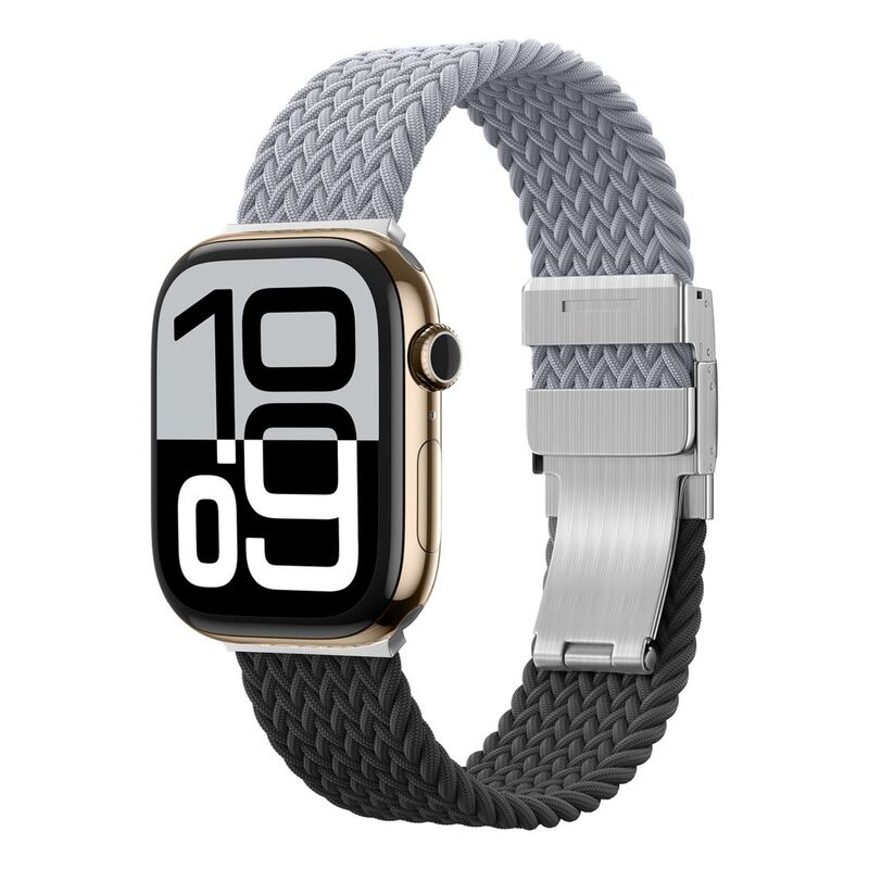 AmazingThing Blend Watch Band For Apple Watch 49/46/45/44/40mm - Grey/Black AmazingThing Blend Watch Band For Apple Watch 49/46/45/44/40mm - Grey/Black