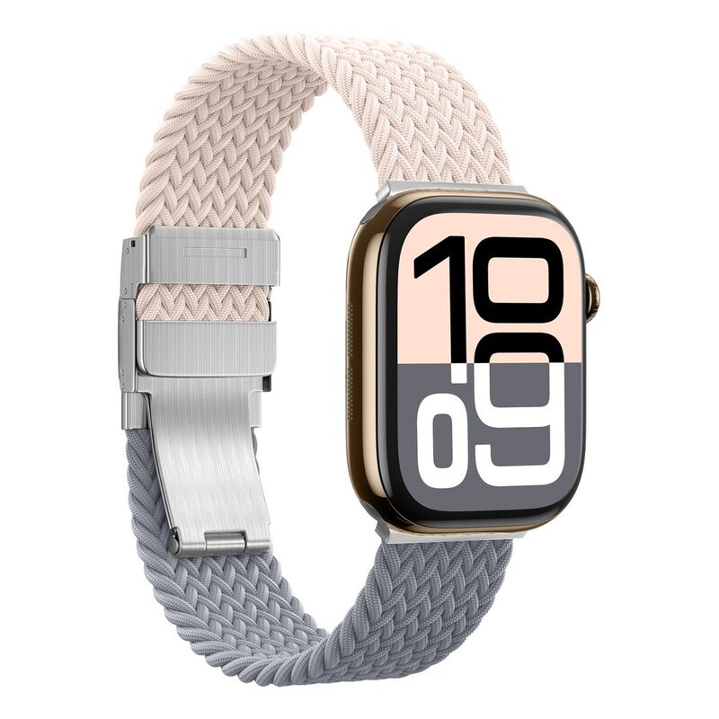 AmazingThing Blend Watch Band For Apple Watch 49/46/45/44/40mm - Pink/Grey AmazingThing Blend Watch Band For Apple Watch 49/46/45/44/40mm - Pink/Grey