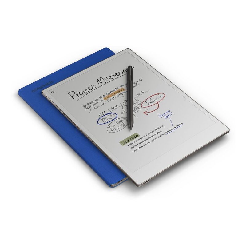 reMarkable BookFolio Pro - Mosaic Weave Cobalt