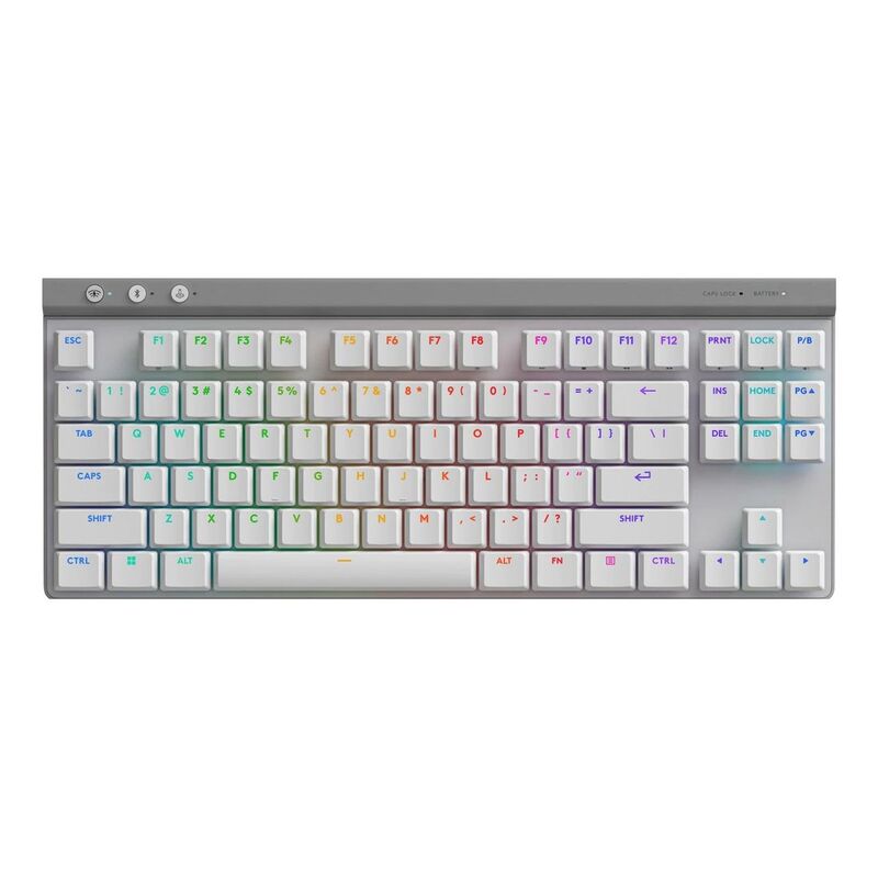 Logitech G G515 Wireless Lightspeed TKL Tactile Gaming Keyboard - White Logitech G G515 Wireless Lightspeed TKL Tactile Gaming Keyboard - White
