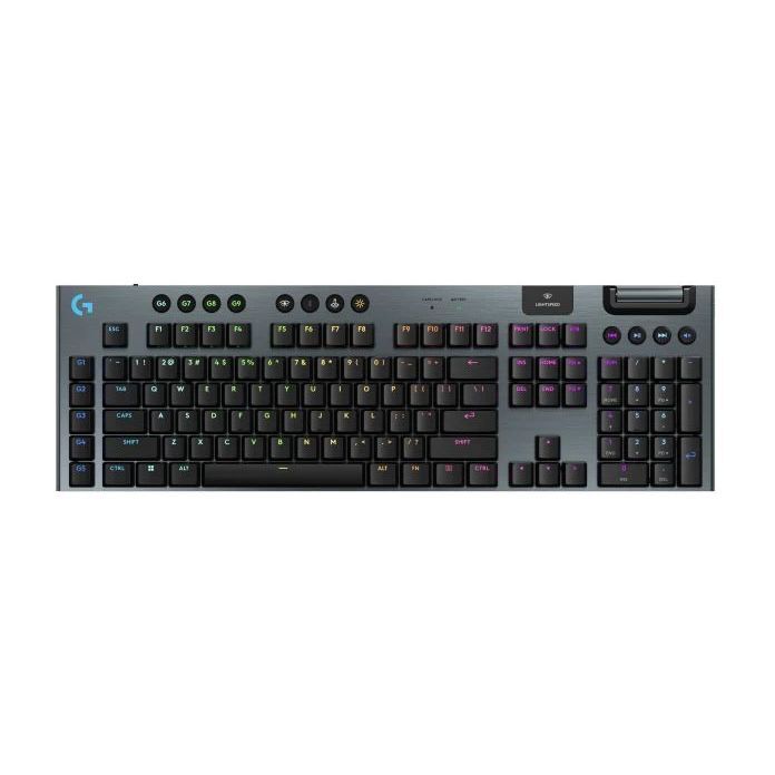 Logitech G G915 X LightSpeed Low-Profile Wireless Gaming Keyboard - Tactile Switch - Black (English)