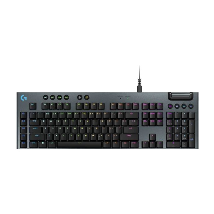 Logitech G G915 X Low Profile Wired Gaming Keyboard - Tactile Switch - Black (English) Logitech G G915 X Low Profile Wired Gaming Keyboard - Tactile Switch - Black (English)
