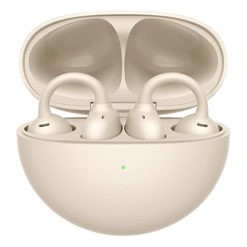 HUAWEI FreeClip Open-Ear True Wireless Earbuds With Wireless Charge Case - Beige