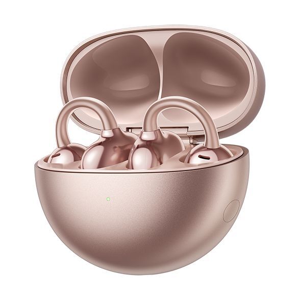 HUAWEI FreeClip Open-Ear True Wireless Earbuds With Wireless Charge Case - Rose Gold