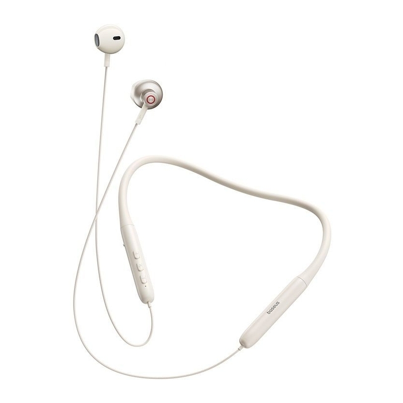 Baseus Bowie P1 Neckband Wireless Earphones - Stellar White Baseus Bowie P1 Neckband Wireless Earphones - Stellar White