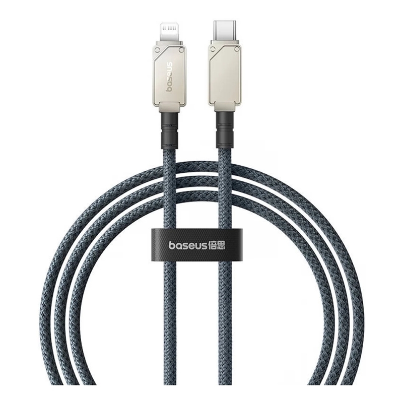 Baseus Unbreakable Fast Charging Data Cable Type-C to Lightning 20W 1m - Stellar White Baseus Unbreakable Fast Charging Data Cable Type-C to Lightning 20W 1m - Stellar White