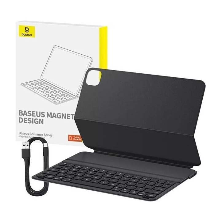 Baseus Brilliance Magnetic Keyboard Case for iPad Pro 12.9" - Cluster Black Baseus Brilliance Magnetic Keyboard Case for iPad Pro 12.9" - Cluster Black