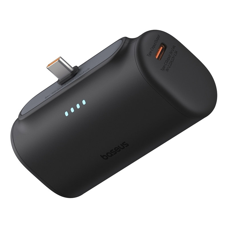 Baseus Compact Fast Charging Power Bank Type-C 5000mAh 20W - Cluster Black Baseus Compact Fast Charging Power Bank Type-C 5000mAh 20W - Cluster Black