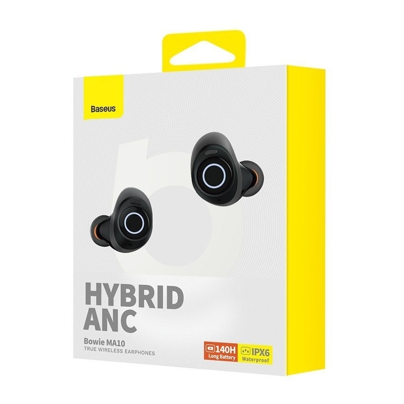 Baseus Bowie MA10 True Wireless Earphones - Cluster Black Baseus Bowie MA10 True Wireless Earphones - Cluster Black