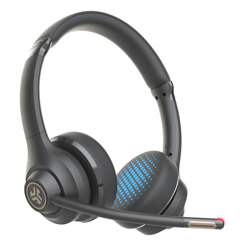 JLAB Go Work 2 Wireless+Wired On-Ear Office Headphones - Black JLAB Go Work 2 Wireless+Wired On-Ear Office Headphones - Black