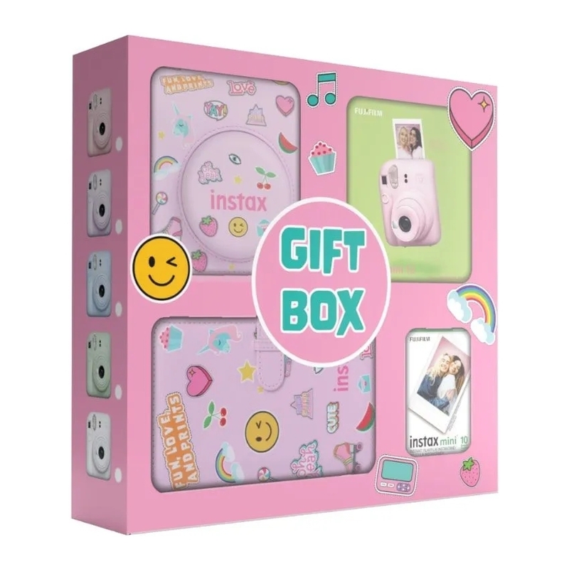 Fujifilm INSTAX MINI 12 Gift Box - Pink (Bundle) Fujifilm INSTAX MINI 12 Gift Box - Pink (Bundle)
