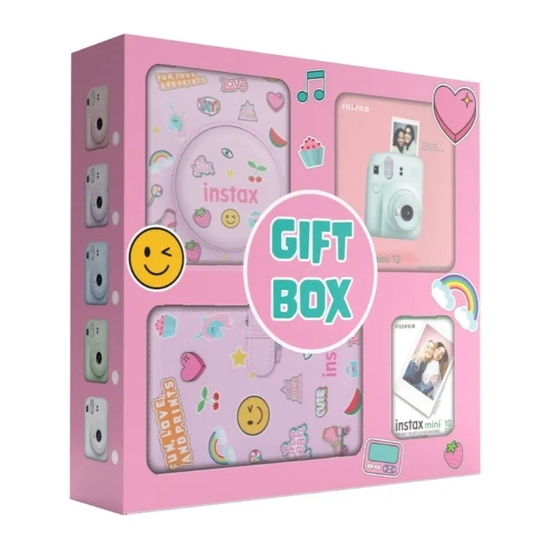 Fujifilm INSTAX MINI 12 Gift Box - Green (Bundle) Fujifilm INSTAX MINI 12 Gift Box - Green (Bundle)