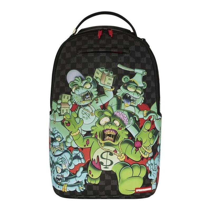 Sprayground Zombie Bear Black Sip DLXSV Backpack