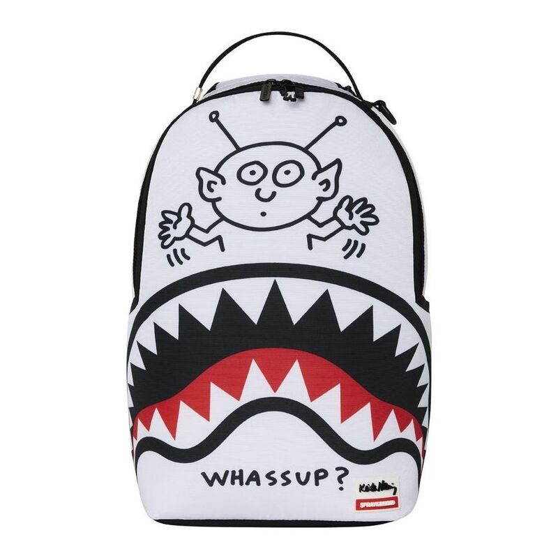 Sprayground Keith Harring Embossed Shark Handbag DLXSV Backpack