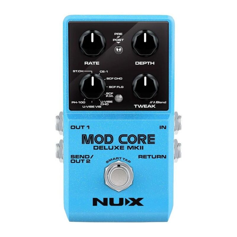 NUX Mod Core Deluxe MKII Modulation Pedal Effects