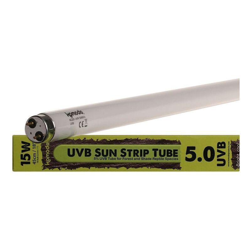 Komodo Fluorescent T8 Bulb UVB 5% 15W For Reptile Terrarium